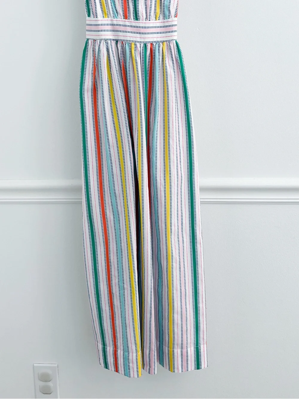 Boden Multicolor Stripe Midi Dress